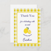 Main Squeeze Thank You Card Kids Birthday サンキューカード (正面/裏面)