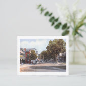 Main St., Hackettstown, NJ 1910ヴィンテージ ポストカード (スタンド正面)