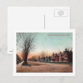 Main St., Kalamazoo, Michigan 1908ヴィンテージ ポストカード (正面/裏面)