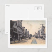 Main St., Port Chester，ニューヨークヴィンテージ ポストカード (正面/裏面)