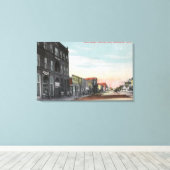 Main Streetからの西ビューKennewick, WA キャンバスプリント (インサイチュ (ウッドフロア))