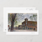 Main StreetのイーストエンドビューKlamath滝、または ポストカード (正面/裏面)