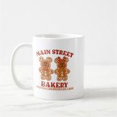 Main Street Bakery Cookies Gingerbread Cake Christ コーヒーマグカップ (左)