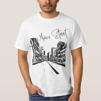 Main street tシャツ