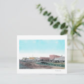 Main StreetBlackfootのビュー、ID ポストカード (スタンド正面)