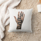 main tatouée coussin クッション (ブランケット)