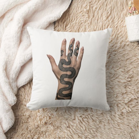 main tatouée coussin クッション (ブランケット)