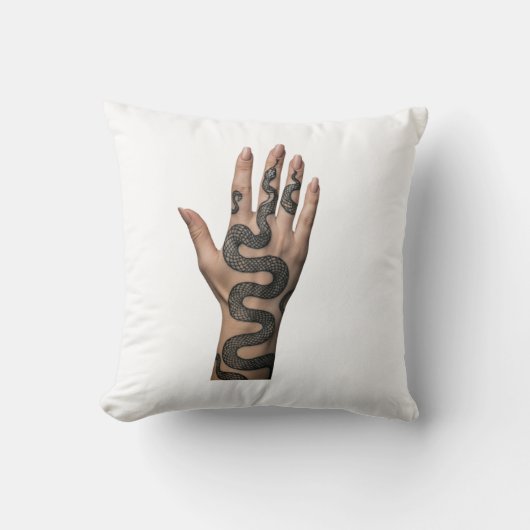 main tatouée coussin クッション (正面)
