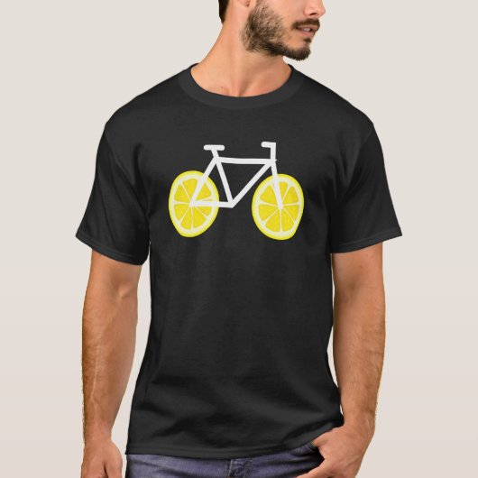 Main thing bicycle with lemon wheels sarcasm 1 tシャツ (正面)
