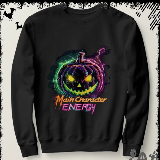MainCharacterEnergy | 元デザイナー | ハロウィン スウェットシャツ
