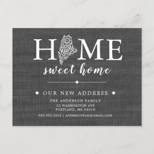 MAINE州移動アナウンスはがき 案内ポストカード