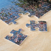 Maine Acadia Lake Landscape写真 ジグソーパズル (側面)