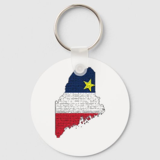 maine acadian文字jpg キーホルダー (正面)