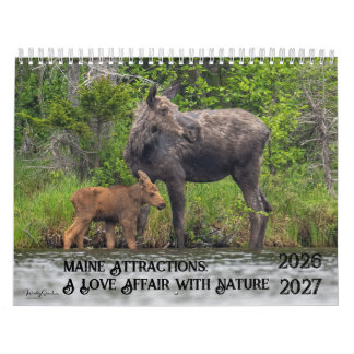 Maine Attractions 2026-2027 Calendar カレンダー