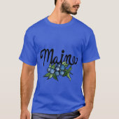 Maine Blueberries 1 Tシャツ (正面)