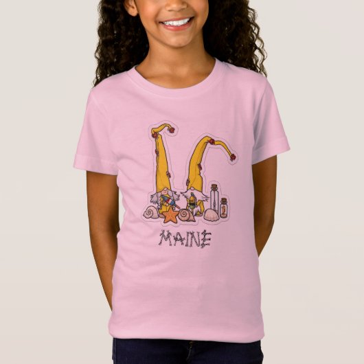 Maine Coast - Welcome Gnome  Tシャツ (正面)