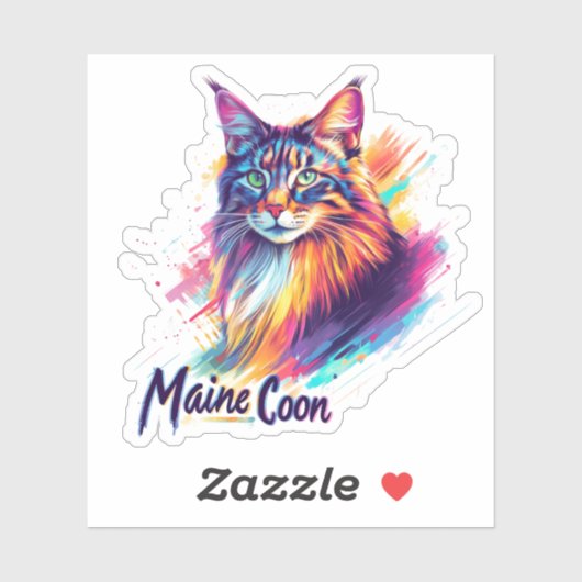 Maine Coon シール (シート)