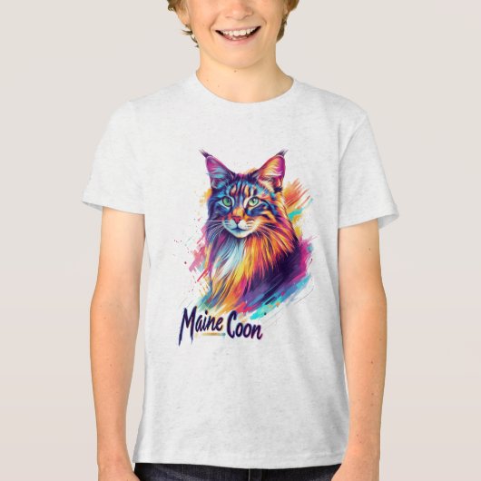 Maine Coon トライブレンドＴシャツ (正面)