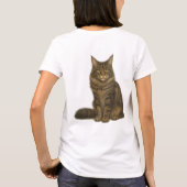 Maine Coon Brown Blotched Tabby T-Shirt Tシャツ (裏面)