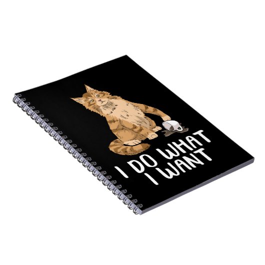 Maine Coon Catギフト私が欲しいことはMaine Coon ノートブック (右側)