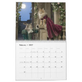 Maine Coon Cat Calendar カレンダー (2月 2027)