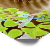 Maine Coon Cat in Garden Jungle Poster ポスター (角)