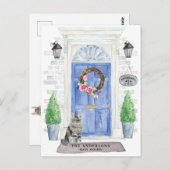 Maine Coon Cat Moving Annocementポストカード ポストカード (正面/裏面)