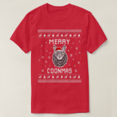 Maine Coon Cat Owner Ugly Christmas Sweater For Ho Tシャツ (デザイン正面)