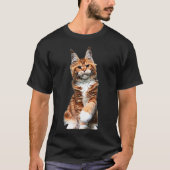 Maine Coon Cat   Tシャツ (正面)