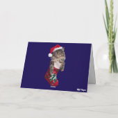 Maine Coon Christmas Cookies Card カード (裏面)