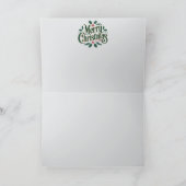 Maine Coon Christmas Cookies Card カード (内部)