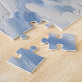 Maine Coon Christmas Red Truck Holiday ジグソーパズル (側面)