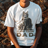 MAINE COON DAD T-Shirt Tシャツ