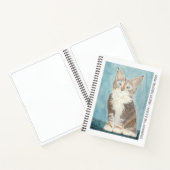 Maine Coon Kitten Your ArtWork SketchBook ノートブック (内部)