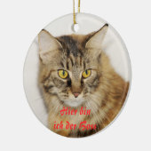 Maine Coon Ornament セラミックオーナメント (左)