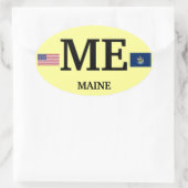 Maine* Europea-スタイル楕円シール 楕円形シール (バッグ)