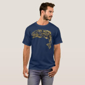 Maine Fishing T-Shirt - Lake Parlin Lodge Jackman Tシャツ (正面フル)