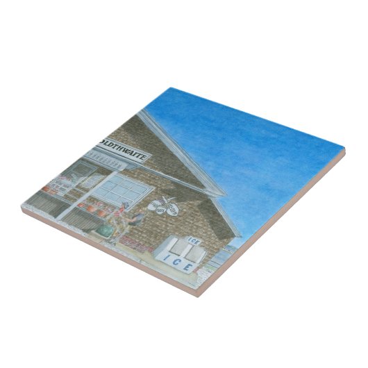 Maine General Store Watercolor タイル (側面)
