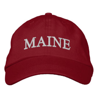 MAINE HAT from the MaineBen Collection 刺繍入りキャップ