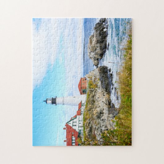 Maine Lighthouse ジグソーパズル (縦)