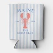 Maine lobster Bachelorette Girls Club Can Cooler 缶クーラー (正面)