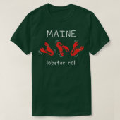 Maine lobster Roll funny tumbling lobsters  Tシャツ (デザイン正面)