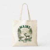 Maine Outdoor Adventure Landscape トートバッグ (裏面)