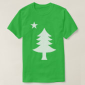Maine Pine Tree State Flag Pride Patriotic   1  Tシャツ (デザイン正面)