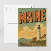 Maine Postcard ポストカード (正面/裏面)