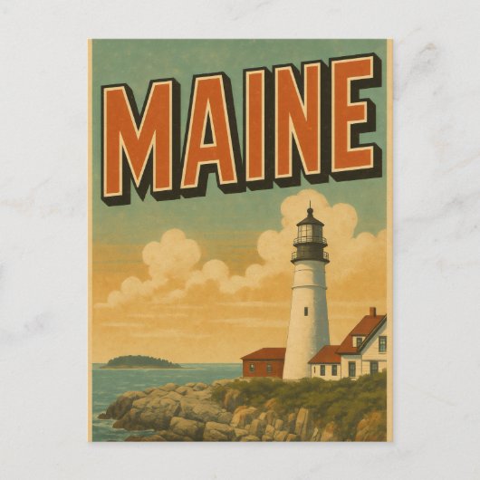 Maine Postcard ポストカード (正面)