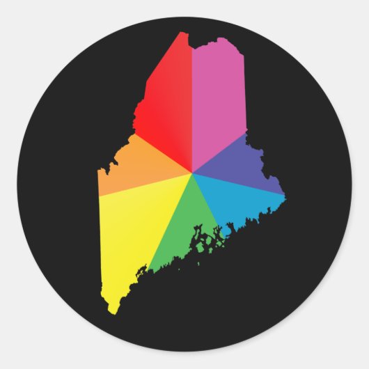 maine pride. ラウンドシール (正面)