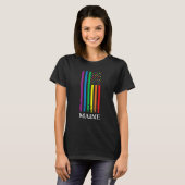 Maine Pride Month Pride Flag LGBT Community LGBTQ  Tシャツ (正面フル)
