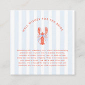 Maine Squeeze Bridal Shower Wishing Well Enclosure エンクロージャーカード (正面)