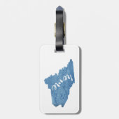 Maine State Home Wood Grain ラゲッジタグ (裏面縦)